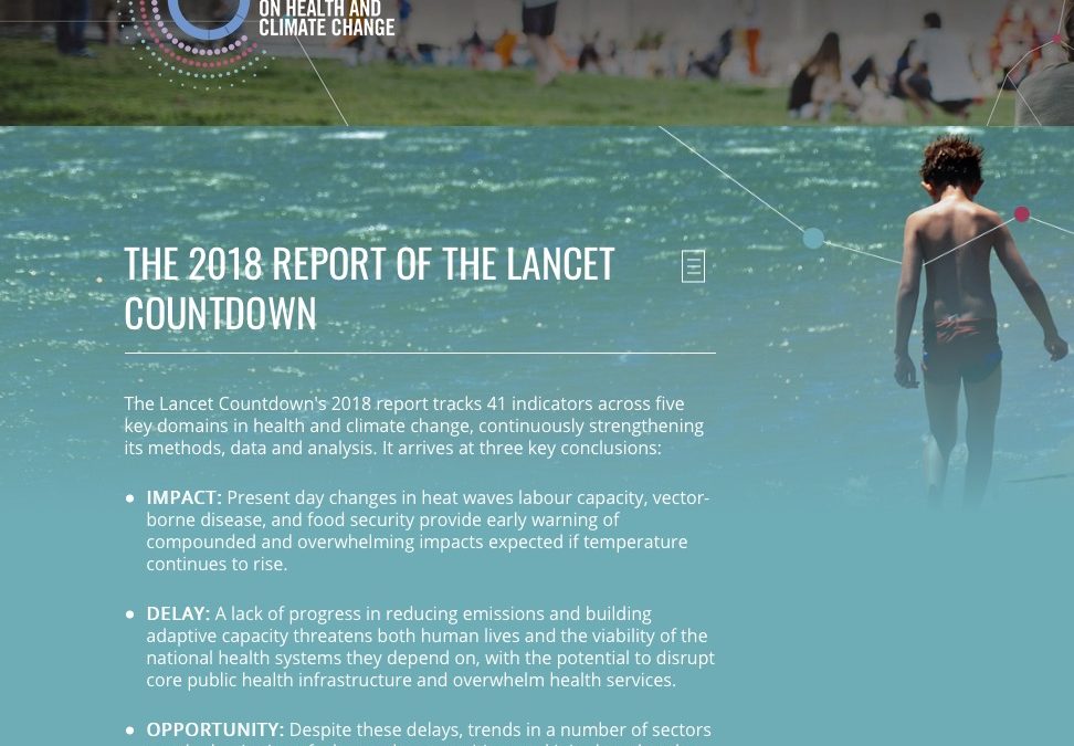 Global Climate and Health Alliance Reaction to Lancet Countdown Climate and Health Report