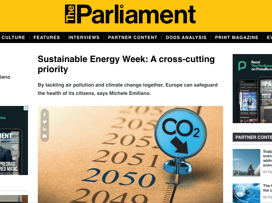Sustainable Energy Week: A cross-cutting priority