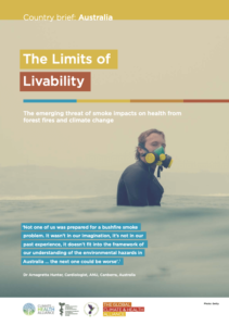 Country brief: Australia - The Limits of Livability - The emerging threat of smoke impacts on health from forest fires and climate change