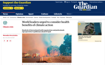Coverage: 45 Million Health Professionals Call for Climate action