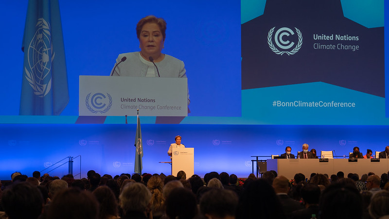 Photo via UNFCCC: Patricia Espinosa addresses the opening plenary of the conference
