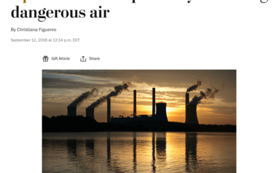 Christiana Figueres: You’re probably breathing dangerous air (Washington Post)