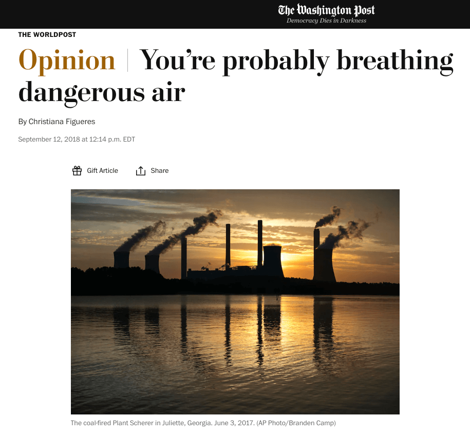 Christian Figueras, Washington Post: You’re probably breathing dangerous air
