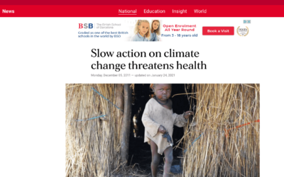Monitor: Slow action on climate change threatens health