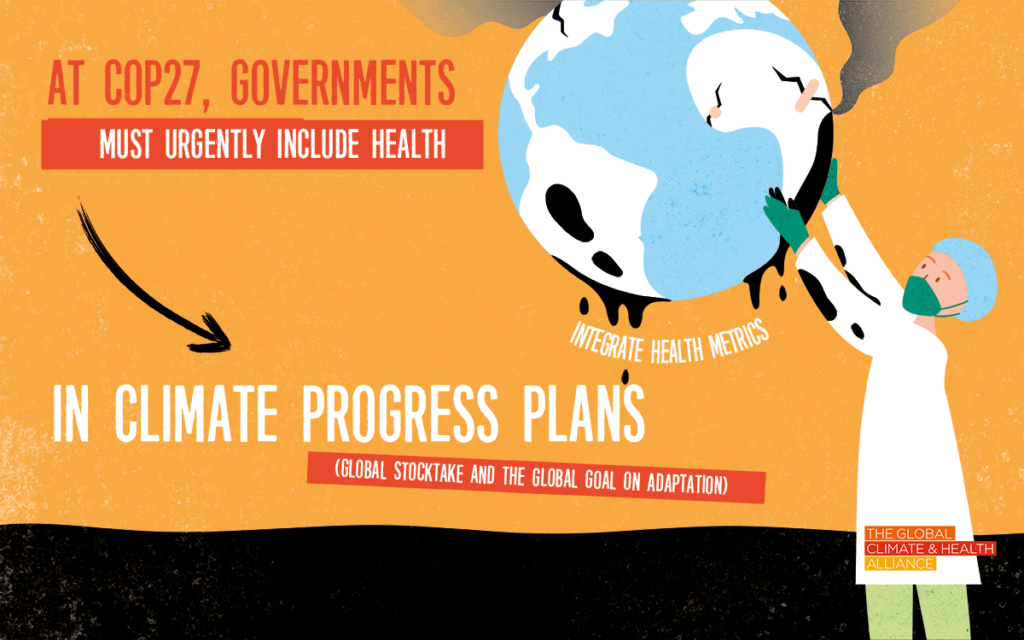 COP27: Necesidad urgente de medir la salud en los planes de progreso climático - indican organizaciones de salud