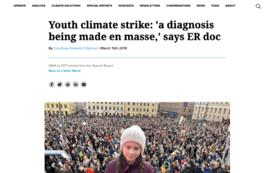 Youth climate strike: ‘a diagnosis being made en masse,’ says ER doc