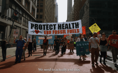 Video: Health Professionals Join NYC March to End Fossil Fuels