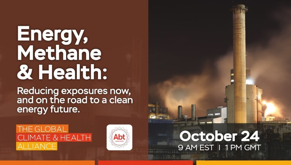 Methane & Health The Global Climate and Health Alliance