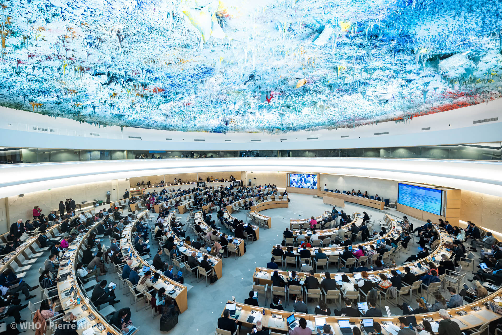 WHO: World Health Assembly: © WHO / Pierre Albouy