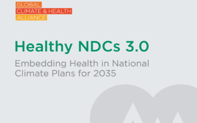 Report: As Deadline Looms, Countries Must Seize Opportunity to Plug Health Gaps in National Climate Commitments