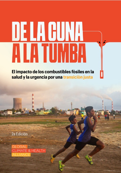 Poster showing Fossil Fuel Harms on the Human Body 