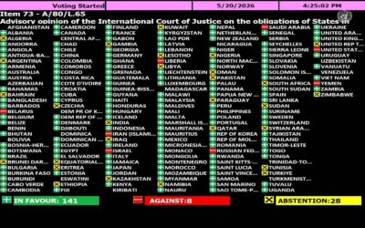 Global Climate and Health Alliance Response to UNGA Vote on ICJ Climate Ruling