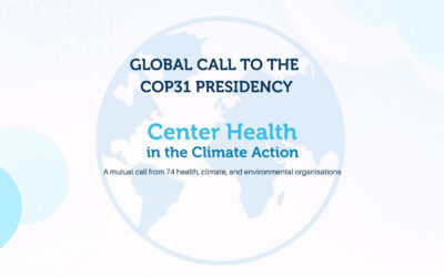 Global Health and Environment Organisations Urge COP31 Presidency to Prioritise Health