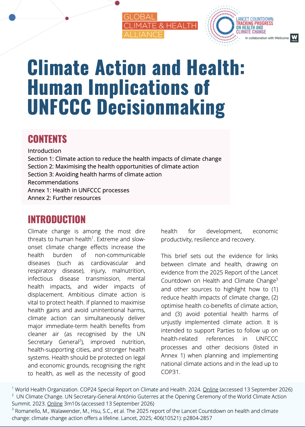COP30 Recommendations - thumbnail